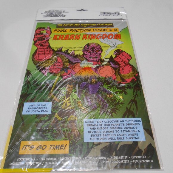 NEW Sealed Final Faction Comic Book 1st Edition great π - Picture 7 of 8